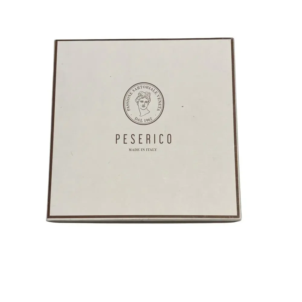 Peserico Made in Italy Leather Belt Brown Beige Two Tone